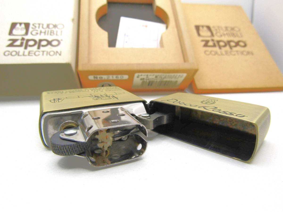 紅の豚 ポルコロッソ サボイア ソリッドブラス zippo ジッポ 2002年 未使用_画像9