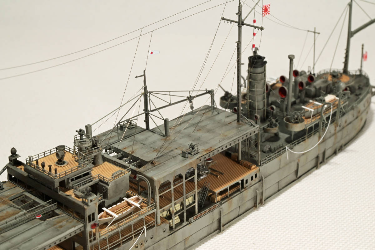 【完成品】1/700 水上機母艦「神威(かもい)」 ニコモデル_画像8