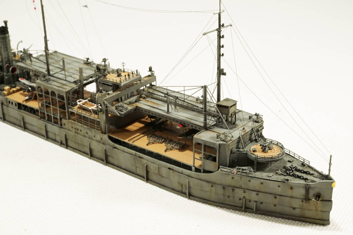 【完成品】1/700 水上機母艦「神威(かもい)」 ニコモデル_画像3