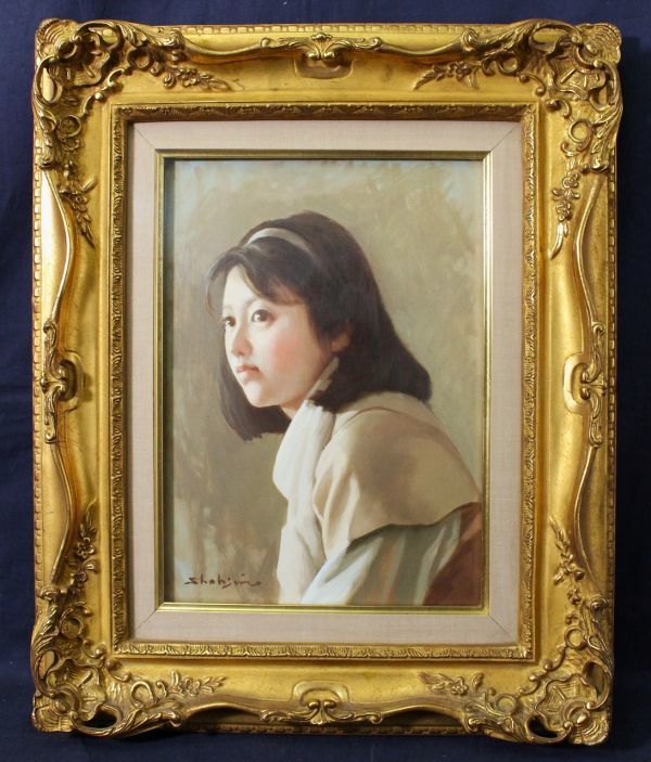 Yahoo!オークション - D666 上尚司 「少女」 油彩4号 真作保障 Yahoo!オークション - D666 上尚司 「少女」 油彩4号 真作保障