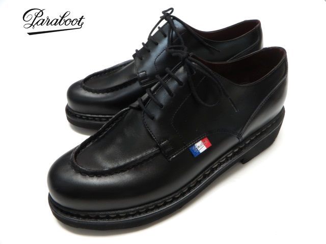 ＰＡＲＡＢＯＯＴ◆パラブーツ メンズ Ｕチップシューズ 2023-24AW秋冬新作 / CHAMBORD-BBR-NOIR ブラック 8.5