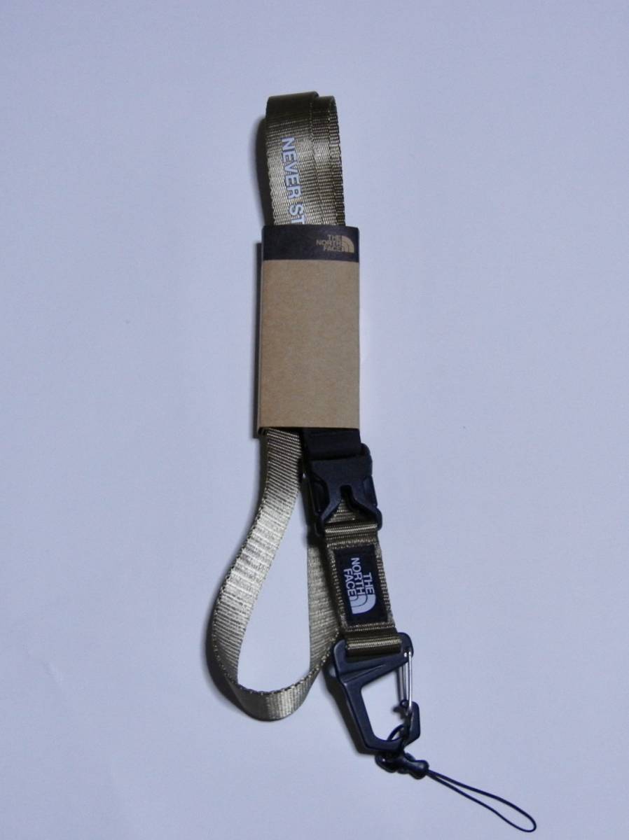 ^ North Face neck strap tsu il beige new goods 