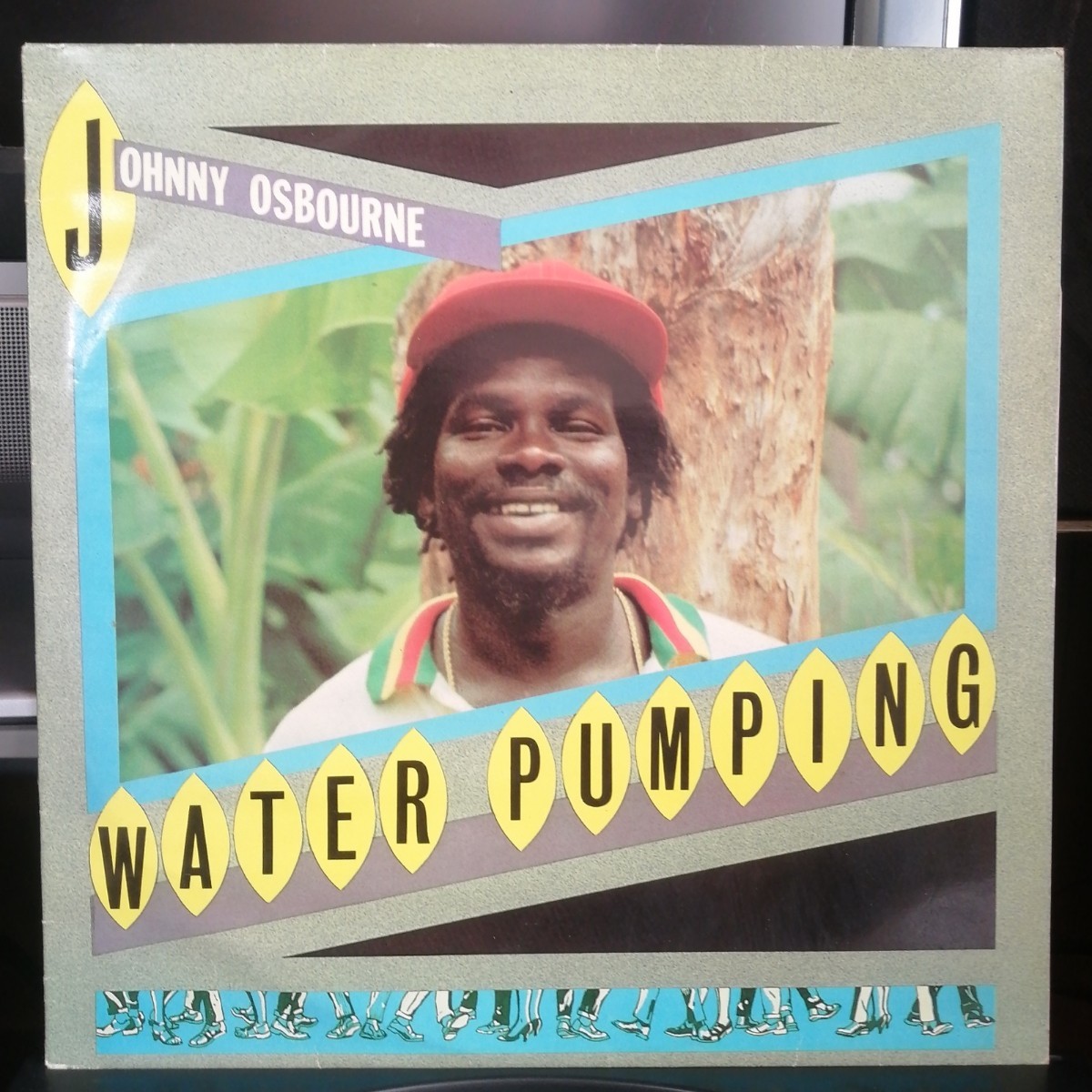 LP レゲエ JOHNNY OSBOURNE - Water Pumping / GREENSLEEVES UK 再生確認済 Sly & Robbieタフなリズ厶_画像1