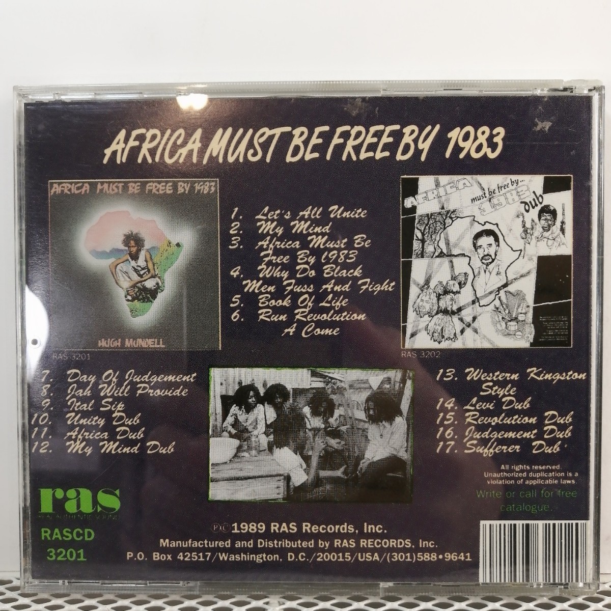 CD レゲエ ダブ Hugh Mundell - Africa must be Free + Dub 1983_画像2