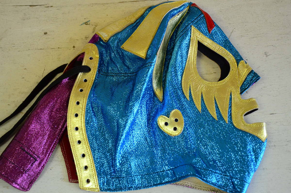  Mill * тушь для ресниц s с автографом Lopez производства маска Professional Wrestling маска редкий подлинный товар 
