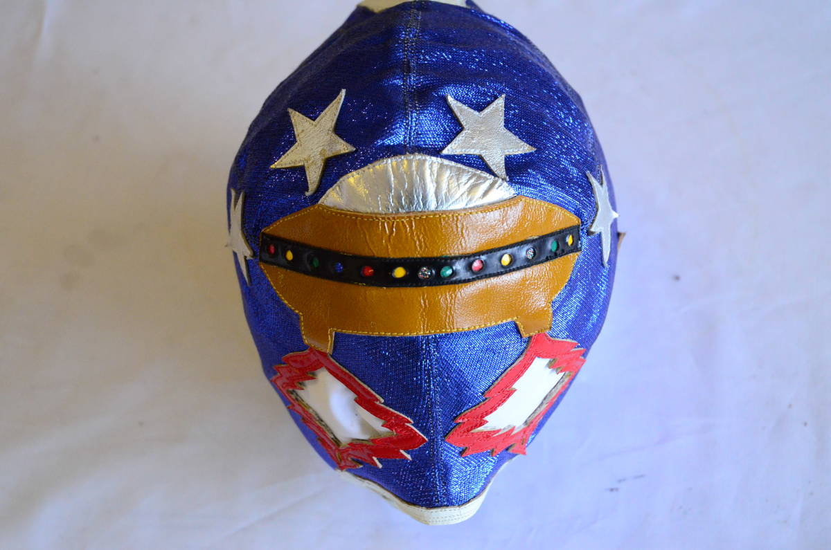  Mill * тушь для ресниц sUFO маска Professional Wrestling маска соревнование для редкий подлинный товар IDEAL застежка-молния Vintage 