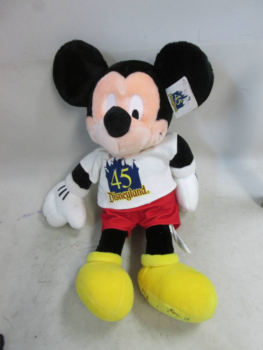 送料は商品説明欄に記入　カリフォルニア ディズニーランド４５周年 ミッキーマウス ぬいぐるみ_画像1
