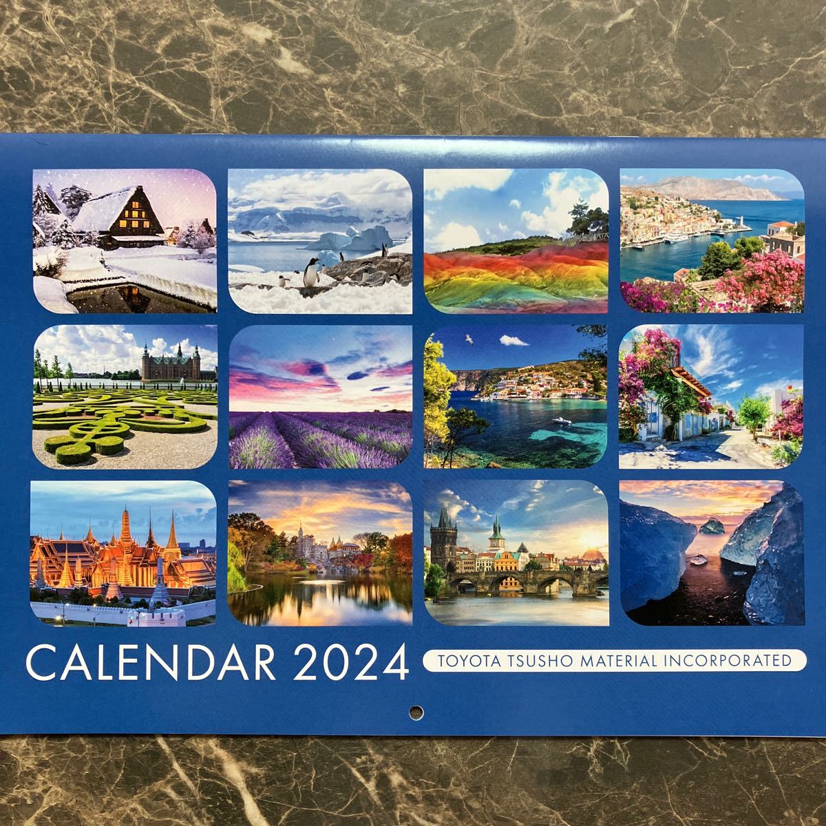 ☆送料込み2冊セット☆世界の美しい風景 2024壁掛けカレンダー_画像9