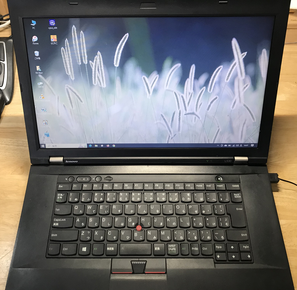 ジャンクLENOV L530 i7-3630QM/RAM 8GB/ストレージ及びAC電源なし_画像1