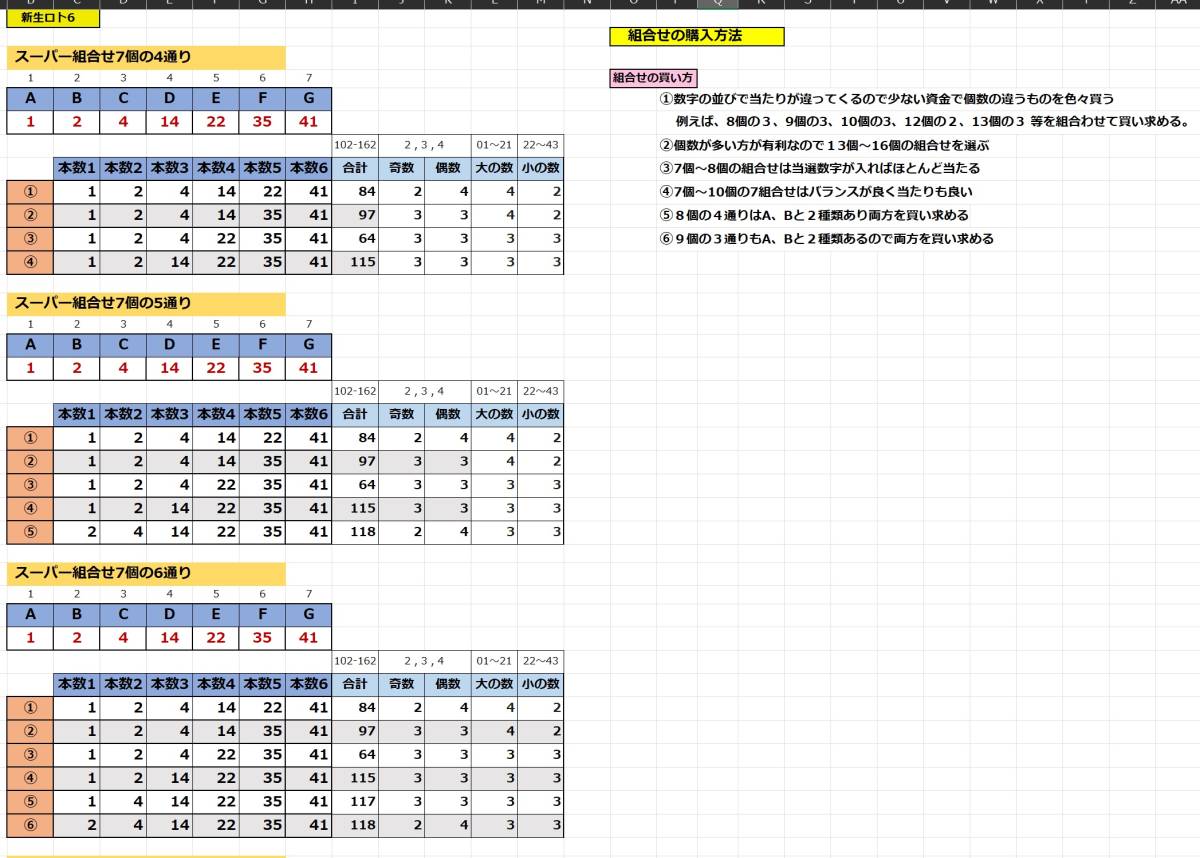 ロト６新作 / 新生ゲイル理論 次回の予想が当る!　全てのチャートが揃って最強!　数字予想はおまかせ!　ソフトを２本おまけ　USB版_画像10