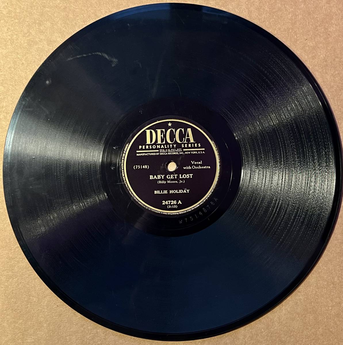 BILLIE HOLIDAY DECCA Ain*t Nobody*s Business If I Do