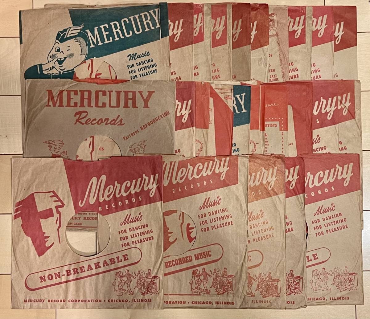 MERCURY record. original *s Lee vu25 sheets 