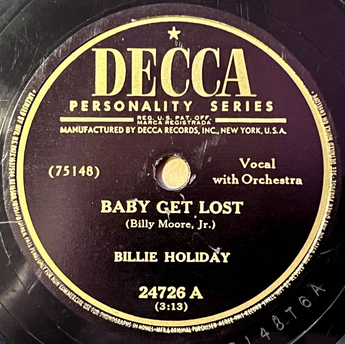 BILLIE HOLIDAY DECCA Ain*t Nobody*s Business If I Do