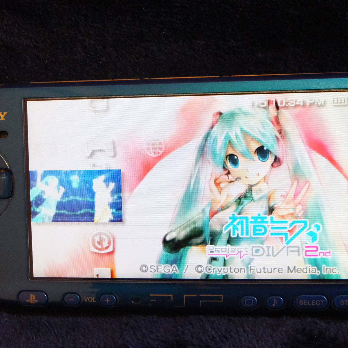 PSP送料一律200円　ディスクのみ　初音ミク3点セット　project　DIVA　project　DIVA　extend　2nd_画像2