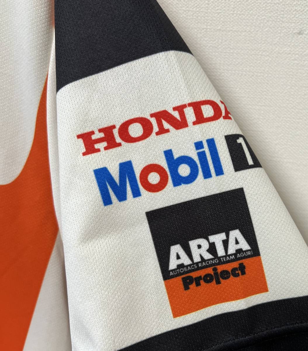  super GT ARTA Project AUTOBACS RACING TEAM AGURI HONDA NSX team replica pito dry T-shirt 8 number car size L