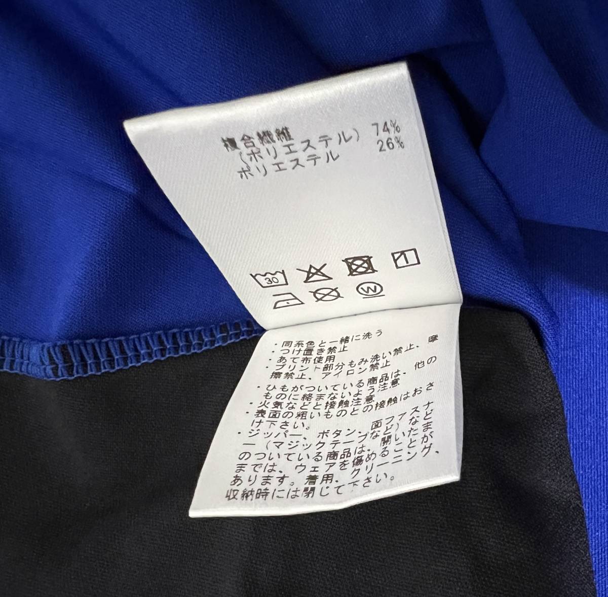 未使用品 タグ付 デサント 横浜DeNAベイスターズ オーセンティック 半袖トレーニングジャケット サイズO_画像9