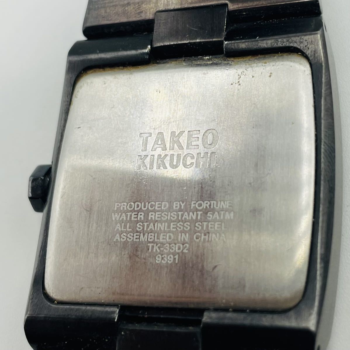 705 TAKEOKIKUCHI タケオキクチ TK-33D2 メンズ腕時計 腕時計 時計 3針 銀文字盤 シルバー文字盤 ブラック 黒 デイト表示 5気圧防水 AT_画像5