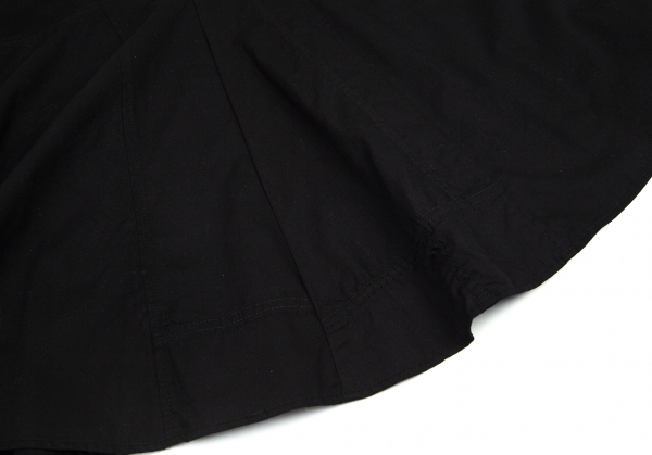 ワイズY's コットン切替デザインスカート 黒2_画像8