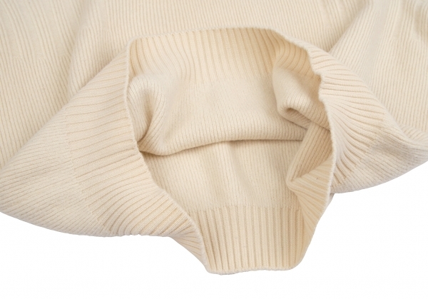  Yohji Yamamoto бассейн Homme bai цвет вырез лодочкой вязаный свитер слоновая кость серый M