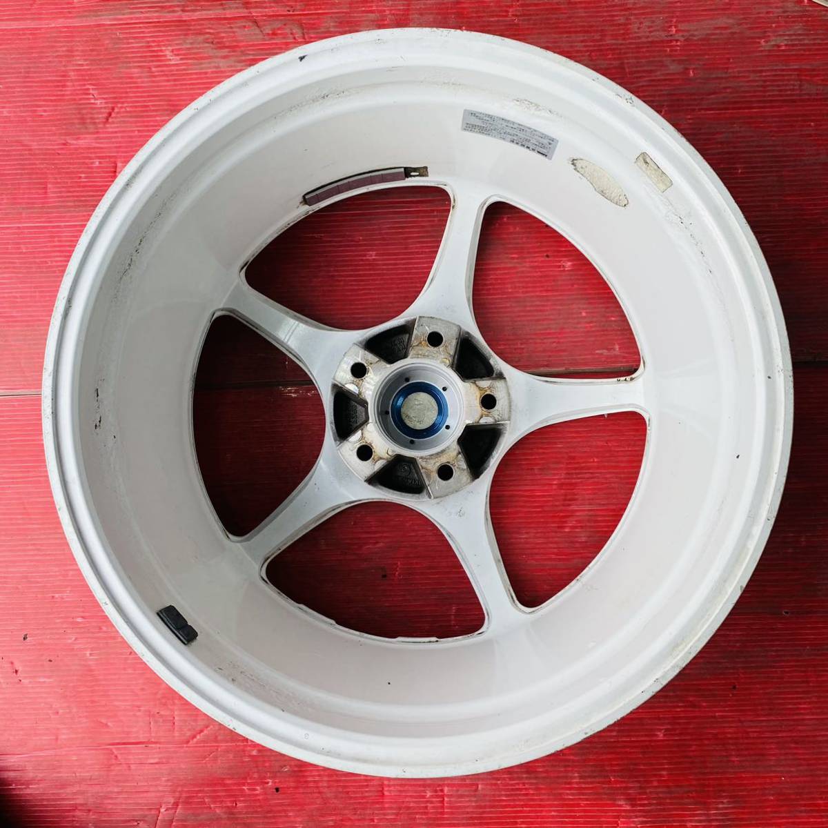 ENKEI Racing サイズ 17×8J/9J PCD114.3 H5 OFF+35 ハブ径約72mm 傷汚れあり 4本セット_画像4