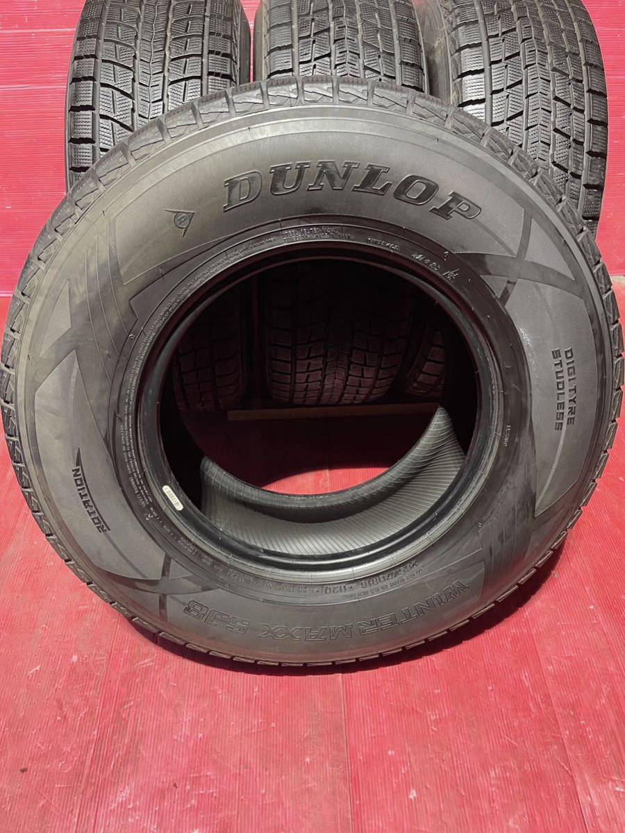 ダンロップ DUNLOP WINTER MAXX SJ8 265/70R16 国産 2018年式　パンク修理なし ビード切れなし 汚れあり　スタッドレス 4本セット_画像2