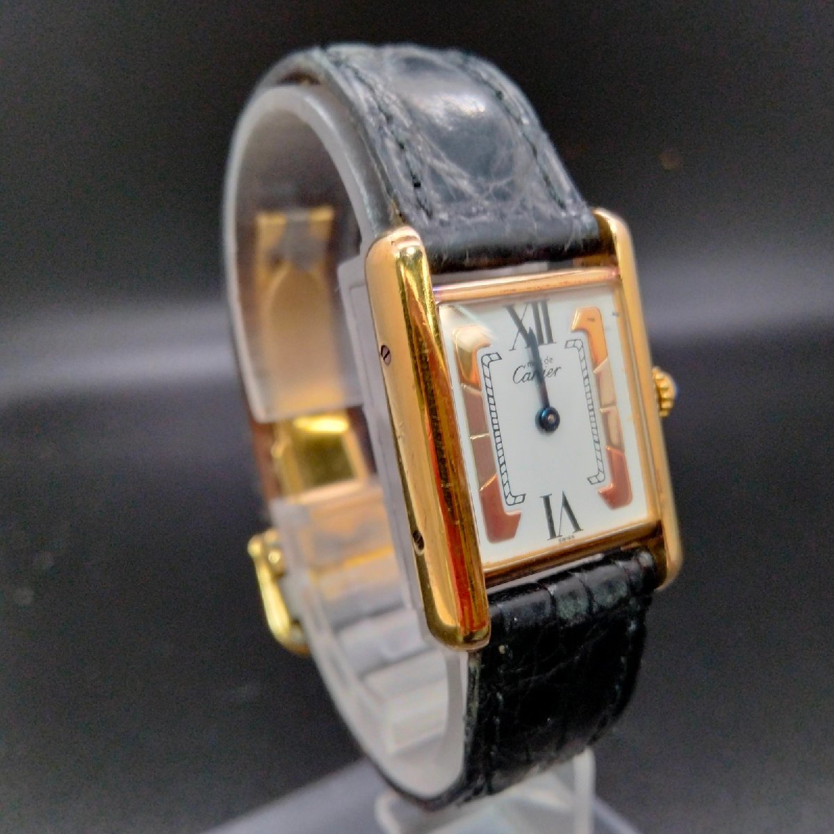カルティエ Cartier 腕時計 不動品 1613（マストタンク925 SM） レディース 2257234_画像2