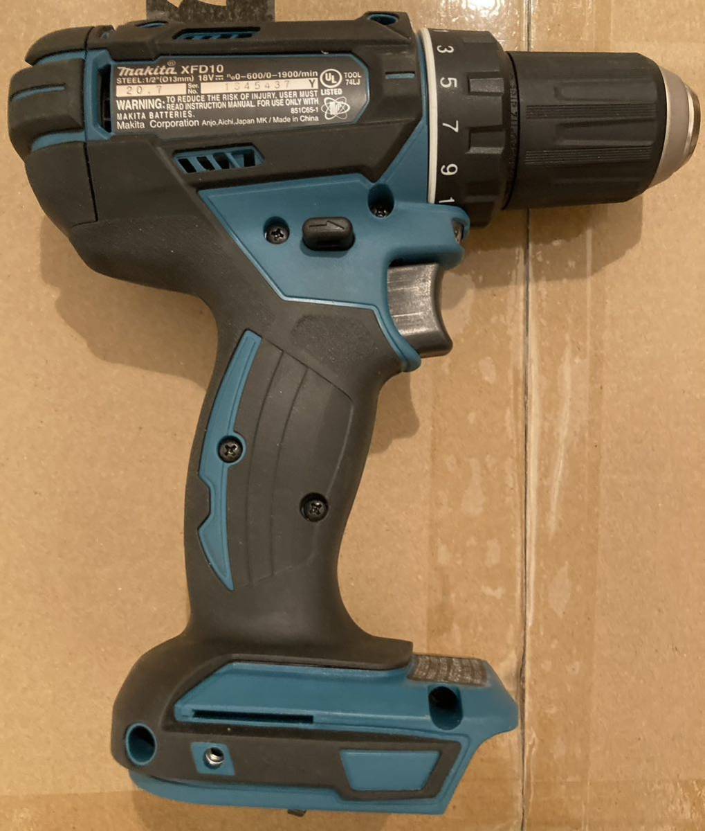 マキタ Makita 充電式 18V ドリルドライバー XFD10Z 本体のみ【USAマキタ製品】 [並行輸入品]_画像3