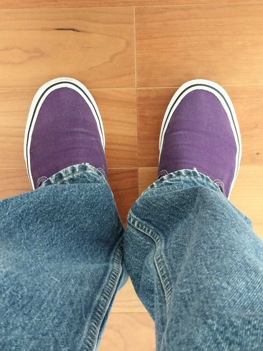 VANS US企画 Slip-On 26cm US8 Violet Indigo バンズ スリッポン / ERA Authentic OLD SKOOL ハーフキャブ チャッカ アナハイム 別注_画像8