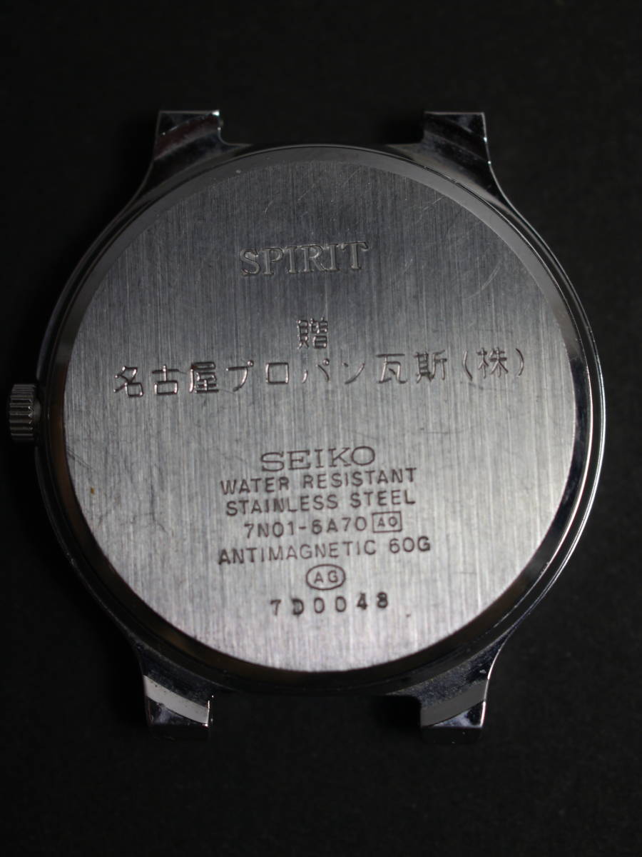 美品 セイコー SEIKO スピリット Spirit クォーツ 3針 7N01-6A70 男性用 メンズ 腕時計 W581 稼働品_画像5
