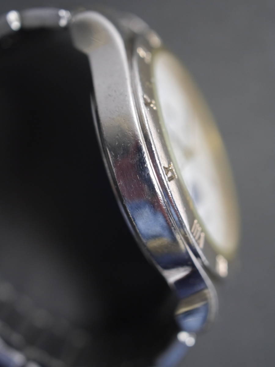 セイコー SEIKO アルバ ALBA URBAN クォーツ 3針 デイデイト 純正ベルト V33F-6B90 男性用 メンズ 腕時計 W603 稼働品_画像9