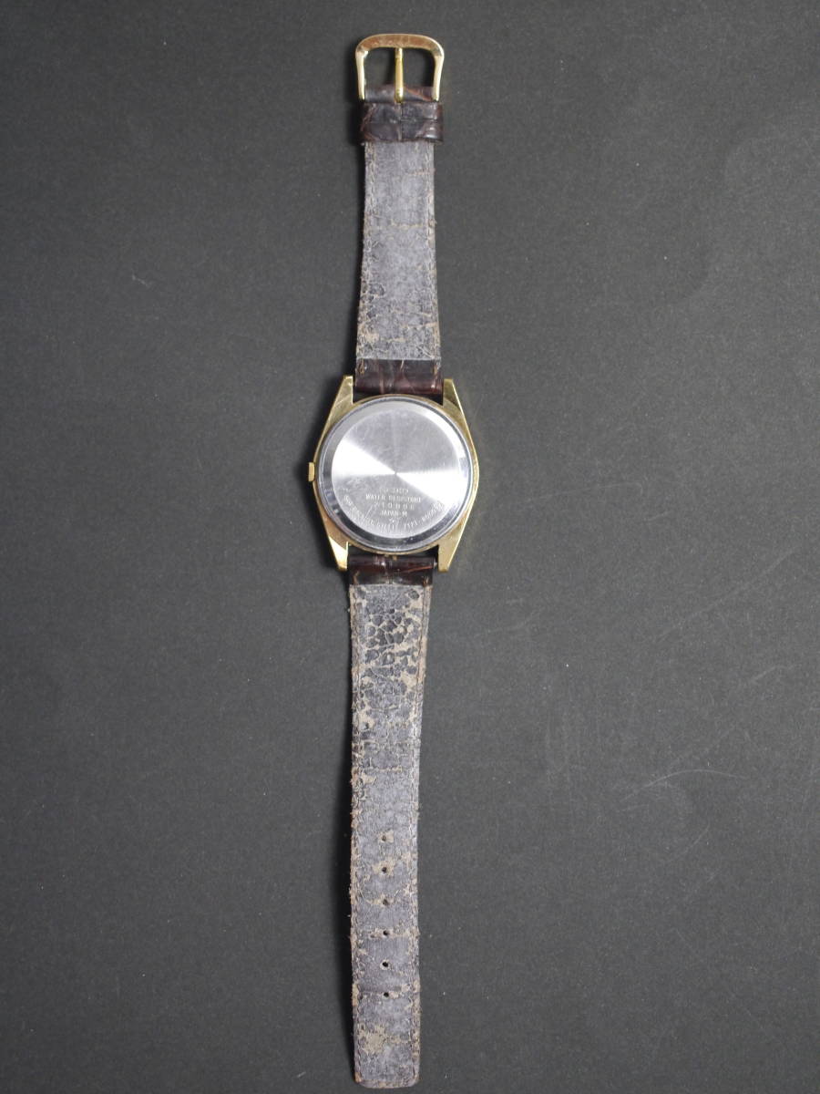 セイコー SEIKO クォーツ 3針 7121-8000 男性用 メンズ 腕時計 W620 ジャンクの画像6