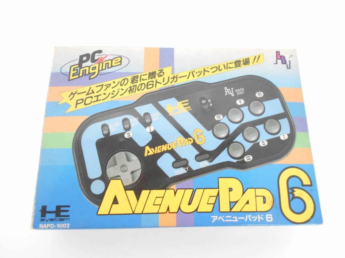 ○PCエンジン AVENUE PAD6 アベニューパッド6 NAPD1002 コントローラー NEC ジャンク_画像1