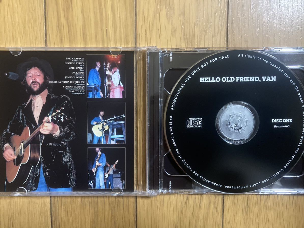 【 年末処分 】 ERIC CLAPTON with VAN MORRISON エリッククラプトン with ヴァンモリソン / HELLO OLD FRIEND . VAN 1976 2CD_画像2