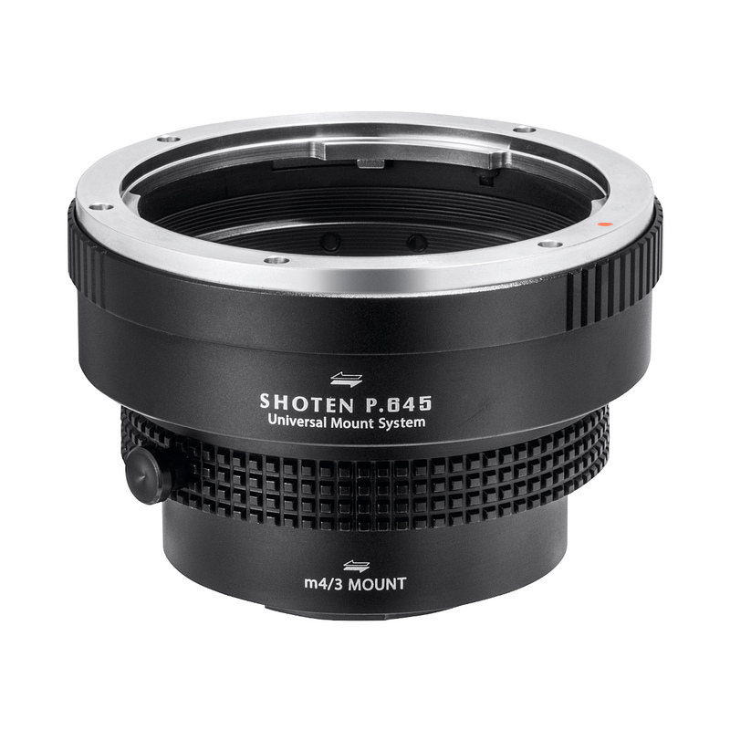 SHOTEN UMSシリーズ P645-m43-U（ペンタックス645［DA対応］マウントレンズ → マイクロフォーサーズ変換）絞りリング付 アダプター