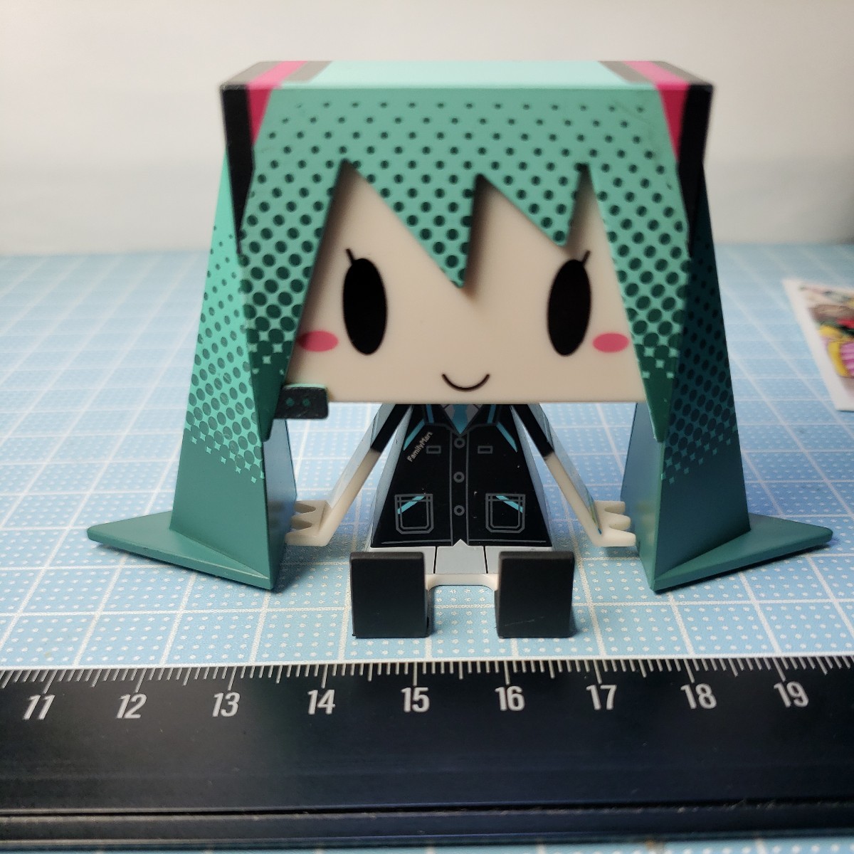 ファミリーマート限定 HAPPYくじ 初音ミク G賞グラフィグABS シークレット ファミリーマート制服ミクversion_画像2