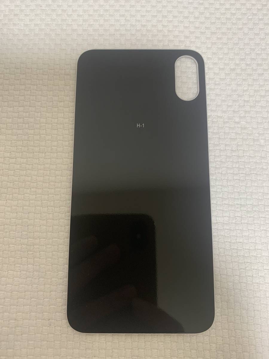 A9-iPhone X バックパネル シルバー 背面ガラス新品未使用品_画像2