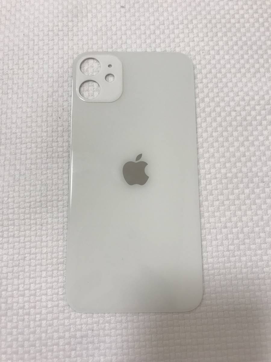 A55-iPhone 12 専用 バックパネル シルバー背面ガラス 新品未使用品_画像1