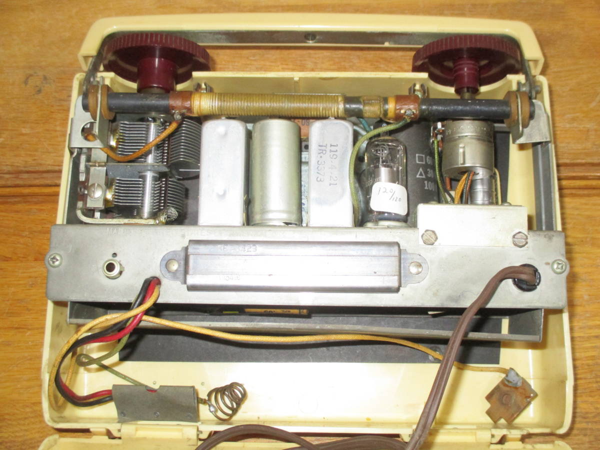 6732円 通電確認済み ポータブル真空管ラジオ OLYMPIC MODEL 445 6732円 通電確認済み ポータブル真空管ラジオ OLYMPIC MODEL 445