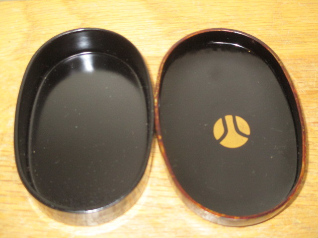  incense case Tsu light paint 6.4x9.4x2.4cm lacquer ware ( search tea utensils tea utensils lacquer coating . cover .. case 