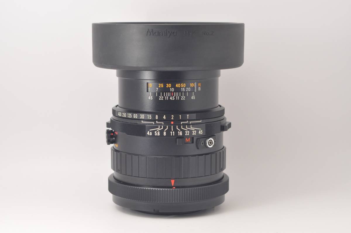 ★極上品★ マミヤ MAMIYA SEKOR C 250mm F4.5 RB67 PRO S SD用 ゴム製フード付き L1126＃598_画像4