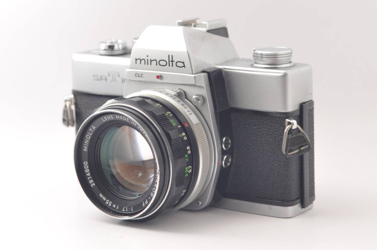 ★訳あり実用品★ ミノルタ Minolta SRT101 MC ROKKOR-PF F1.7 55mm ★シャッター 露出計動作OK★ L1133＃209_画像1