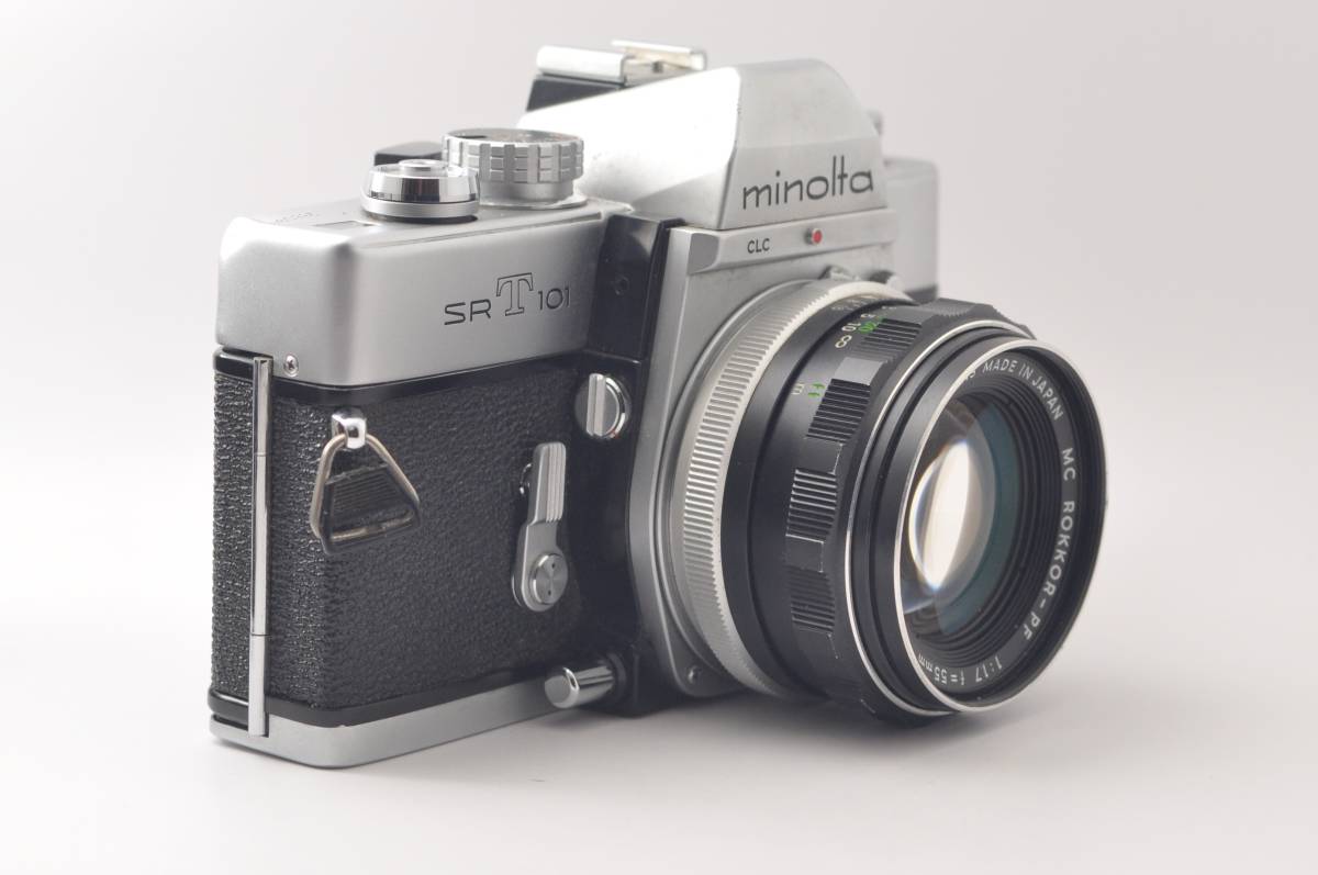 ★訳あり実用品★ ミノルタ Minolta SRT101 MC ROKKOR-PF F1.7 55mm ★シャッター 露出計動作OK★ L1133＃209_画像3