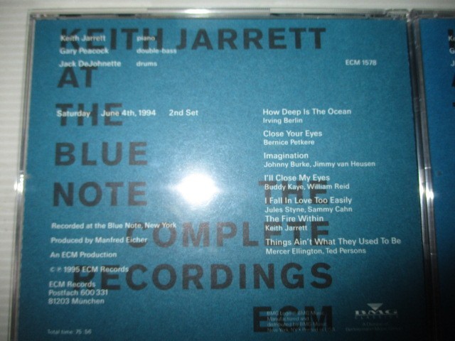 BS １円スタート☆KEITH JARRETT AT THE BLUE NOTE THE COMPLETE RECORDINGS ECM　中古CD☆　_画像7