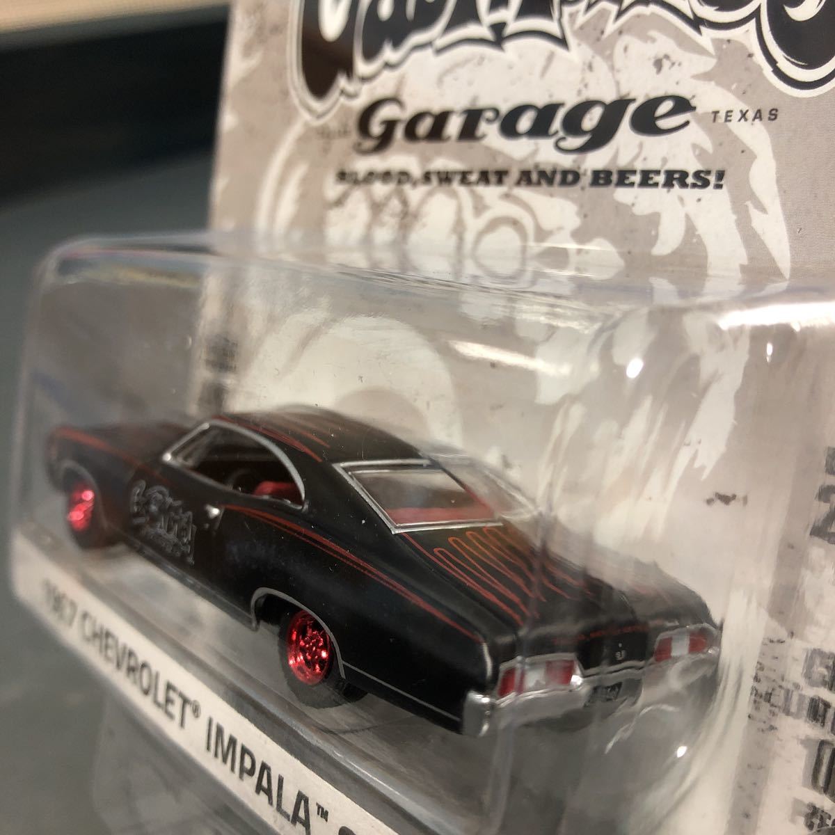 GREENLIGHT 1/64 1967 CHEVROLET IMPALA SS HOLLYWOOD GasMonkey garage mijo Exclusives グリーンライト シボレー インパラ 新品 未開封_画像4