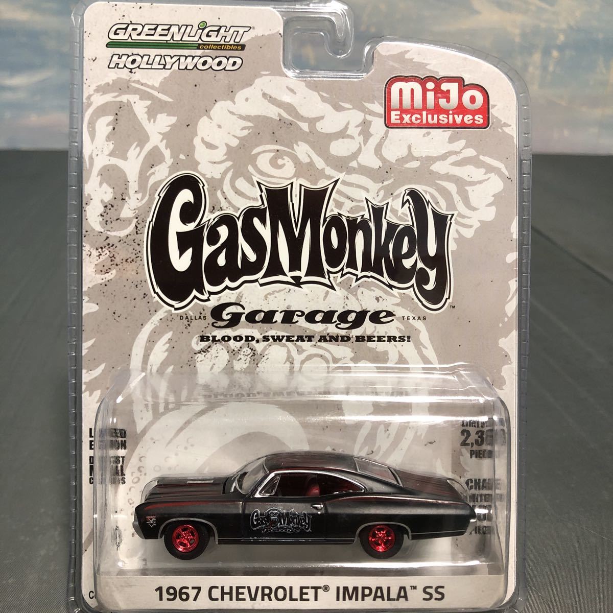 GREENLIGHT 1/64 1967 CHEVROLET IMPALA SS HOLLYWOOD GasMonkey garage mijo Exclusives グリーンライト シボレー インパラ 新品 未開封_画像1