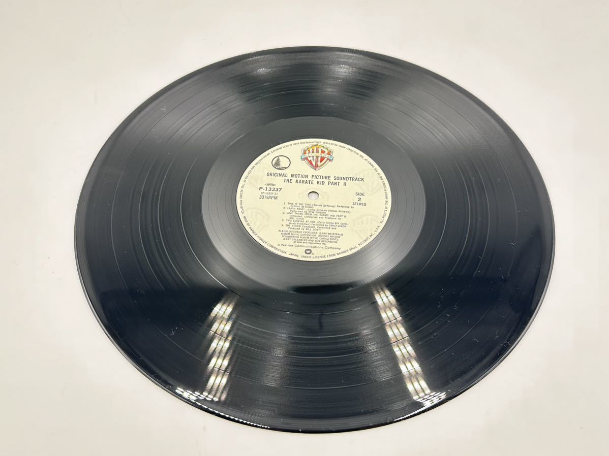 ＃9237　LP　レコード　ベスト・キッド2　オリジナル　サントラ　サウンドトラック　ロードショー誌　帯付き　Karate Kid　映画_画像8
