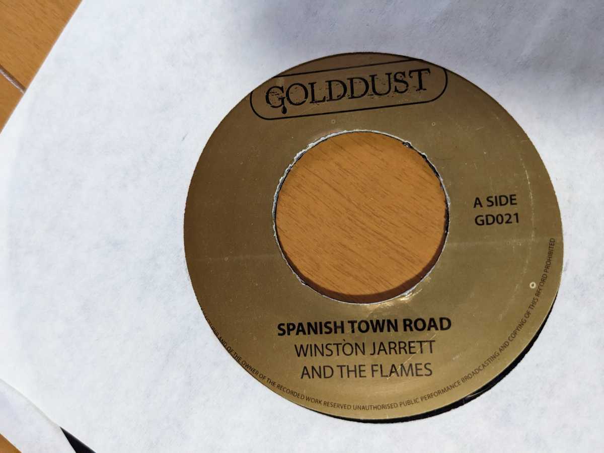 7"WINSTON JARRETT-SPANISH TOWN ROAD,GOLD DUST,JAH SHAKA,LEE PERRY,KING TUBBY,STUDIO ONE,WACKIES,COXSONE,DUB_画像1