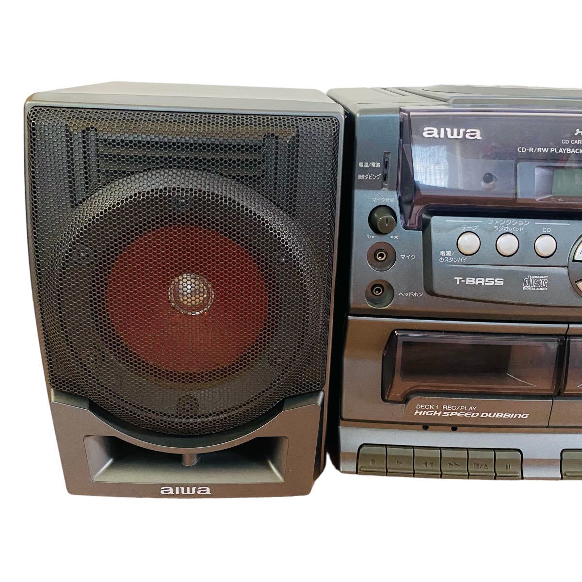 aiwa アイワ XG-E60 CDラジカセ カセットテープ システムコンポ_画像3