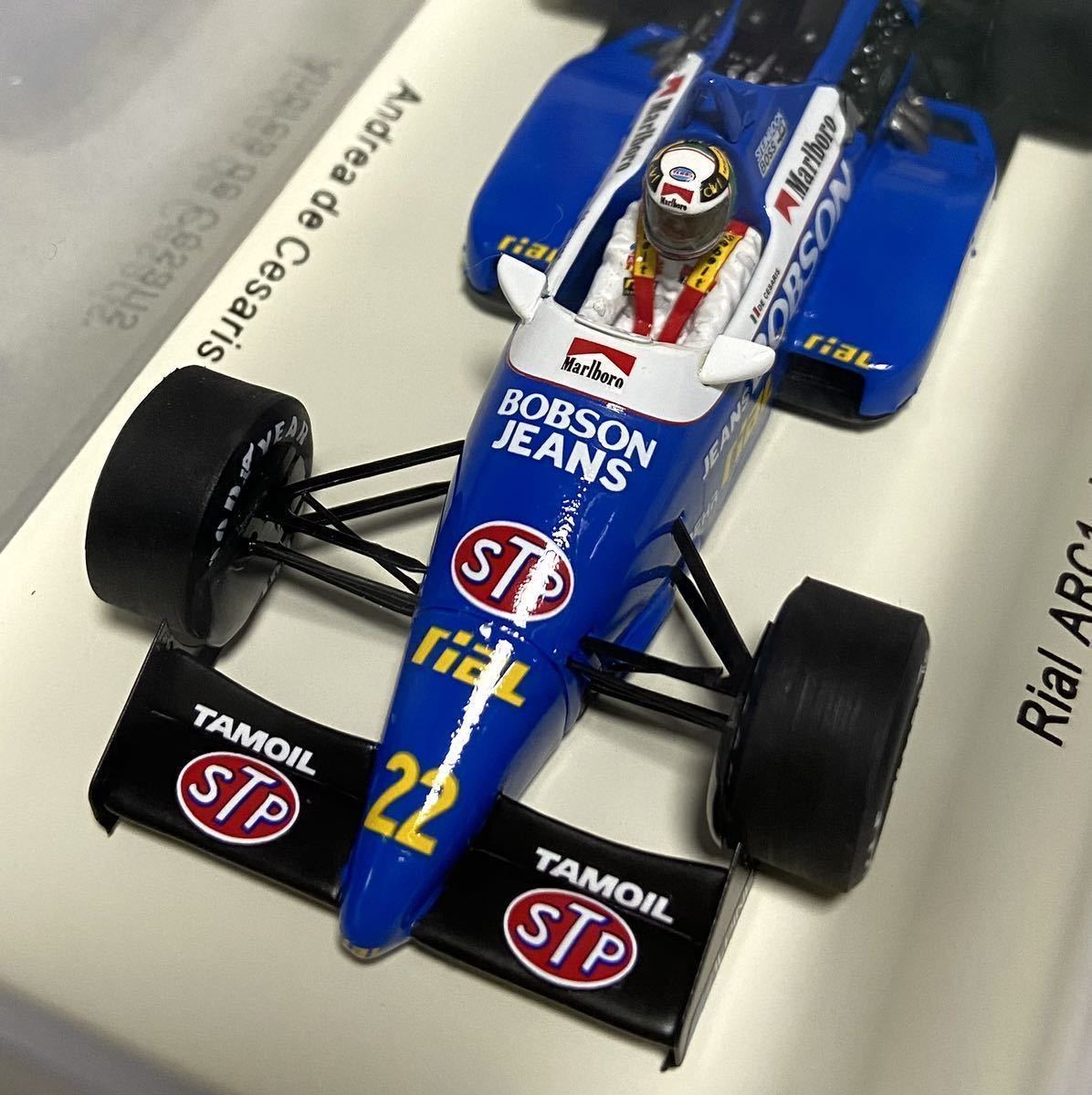 スパーク 1/43 リアル ARC1 FORD No.22 A.de チェザリス 1988 日本GP BOBSON Marlboro_画像8