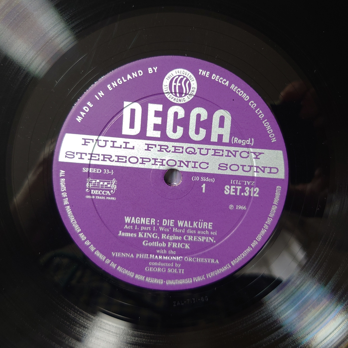 英Decca SET312/6　ヴァーグナー「ヴァルキューレ」　ニルソン　ショルティ　ウィーン・フィル_画像4